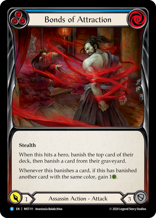 Bonds of Attraction (Blue) - Flesh and Blood TCG - MoxLand