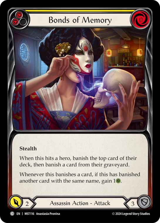 Bonds of Memory (Yellow) - Flesh and Blood TCG - MoxLand