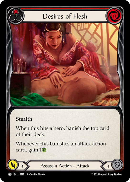 Desires of Flesh (Red) - Flesh and Blood TCG - MoxLand