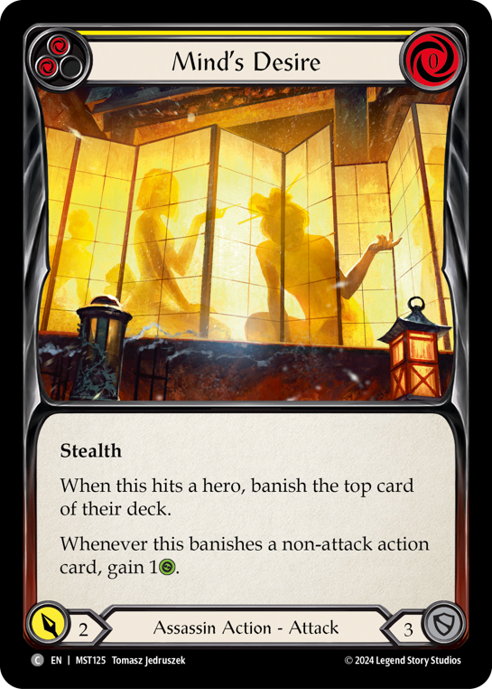 Mind's Desire (Yellow) - Flesh and Blood TCG - MoxLand