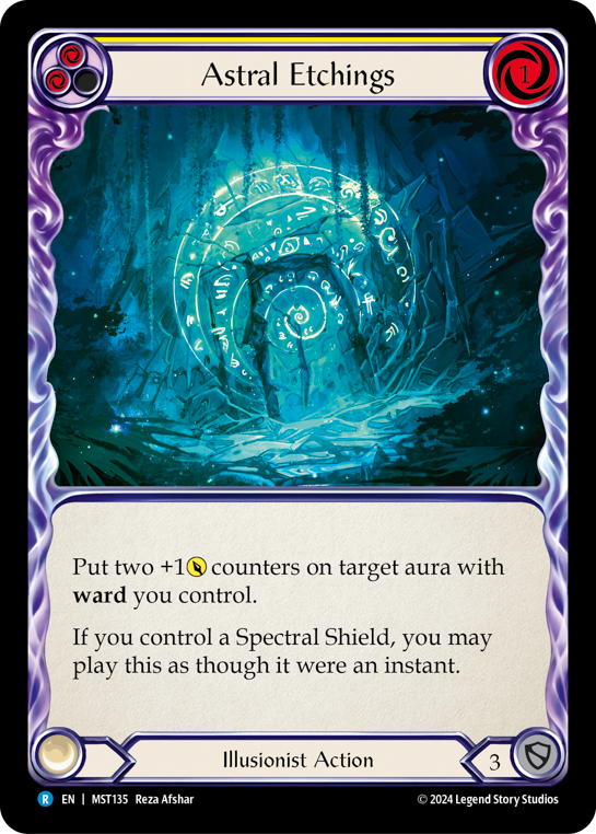 Astral Etchings (Yellow) - Flesh and Blood TCG - MoxLand