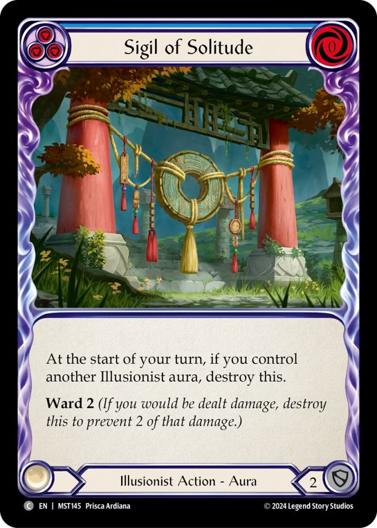 Sigil of Solitude (Blue) - Flesh and Blood TCG - MoxLand