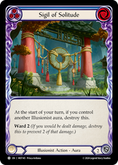 Sigil of Solitude (Blue) - Flesh and Blood TCG - MoxLand