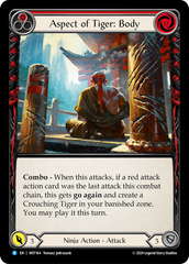 Aspect of Tiger: Body (Red) - Flesh and Blood TCG - MoxLand