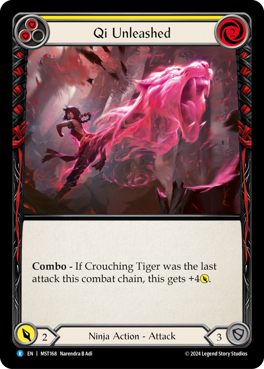 Qi Unleashed (Yellow) - Flesh and Blood TCG - MoxLand