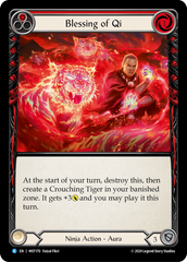 Blessing of Qi (Red) - Flesh and Blood TCG - MoxLand
