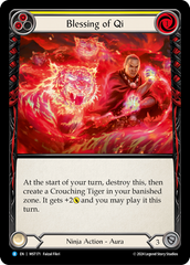 Blessing of Qi (Yellow) - Flesh and Blood TCG - MoxLand