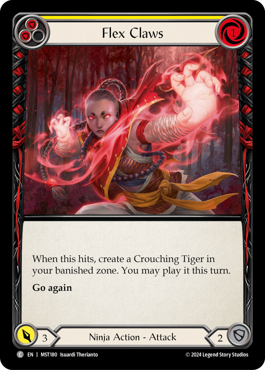 Flex Claws (Yellow) - Flesh and Blood TCG - MoxLand