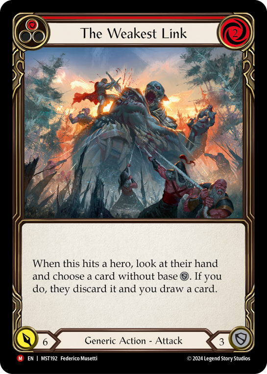 The Weakest Link (Red) - Flesh and Blood TCG - MoxLand