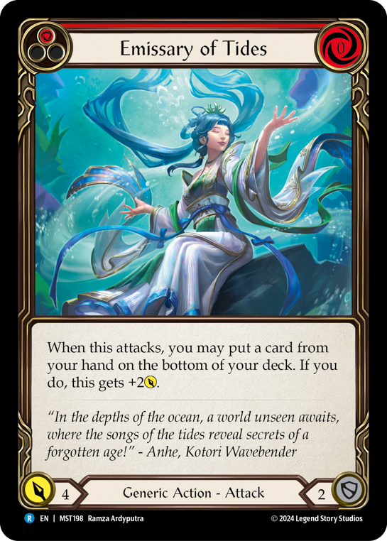 Emissary of Tides (Red) - Flesh and Blood TCG - MoxLand