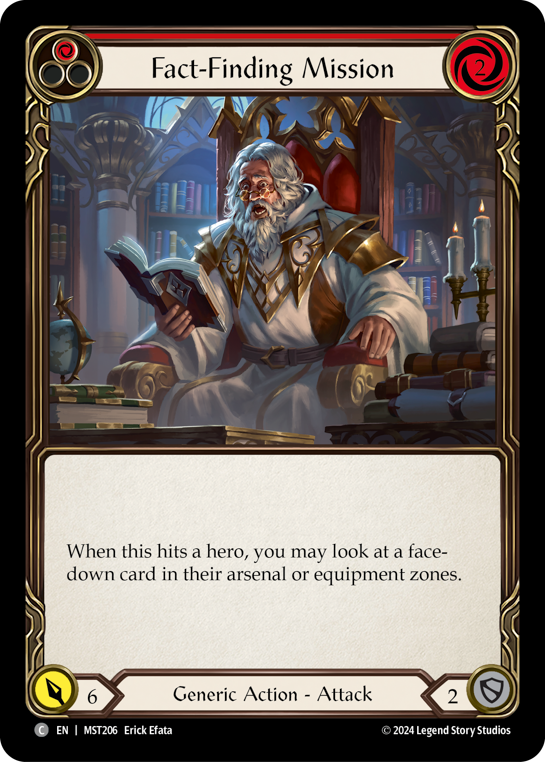 Fact-Finding Mission (Red) - Flesh and Blood TCG - MoxLand