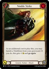 Nimble Strike (Yellow) - Flesh and Blood TCG - MoxLand
