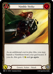Nimble Strike (Blue) - Flesh and Blood TCG - MoxLand