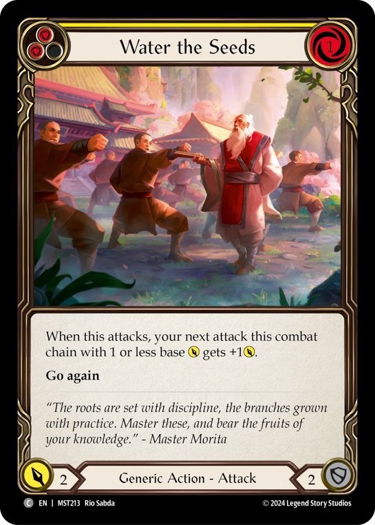 Water the Seeds (Yellow) - Flesh and Blood TCG - MoxLand