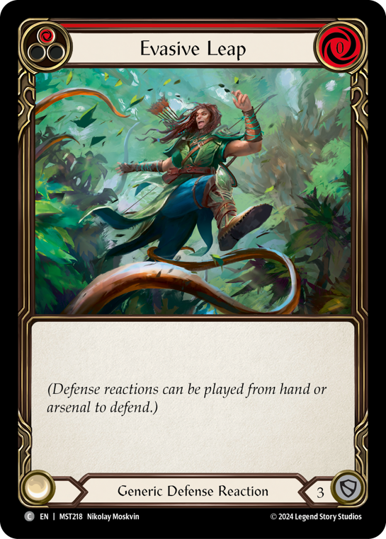 Evasive Leap (Red) - Flesh and Blood TCG - MoxLand