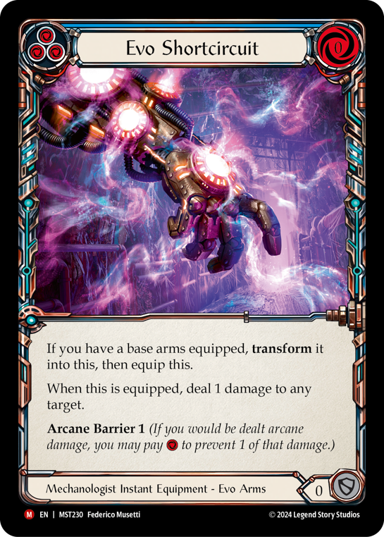 Evo Shortcircuit (Blue) - Flesh and Blood TCG - MoxLand