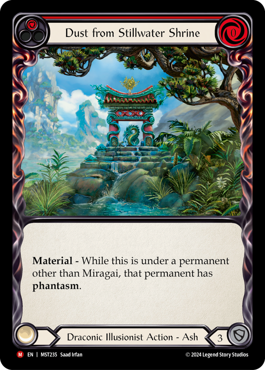 Dust from Stillwater Shrine (Red) - Flesh and Blood TCG - MoxLand