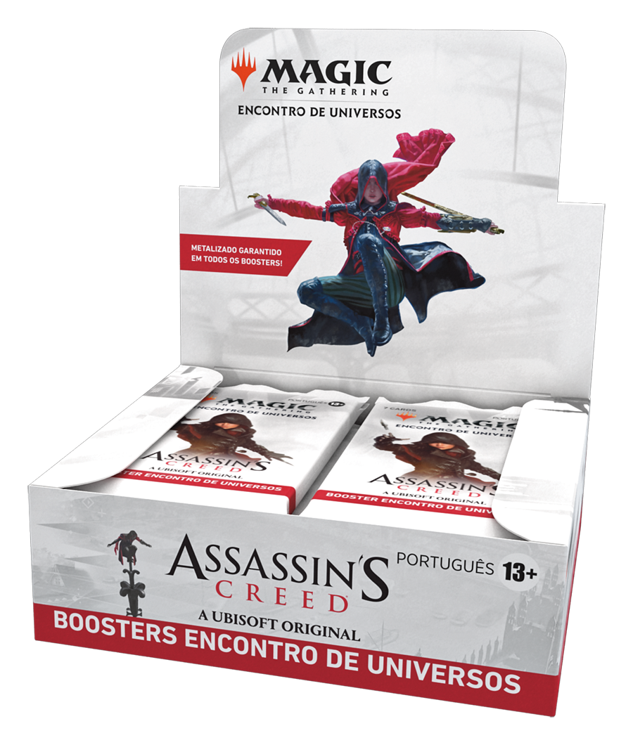 Box Encontro de Universos - Assassin's Creed - Magic: The Gathering - MoxLand