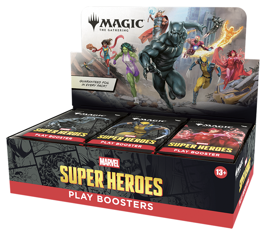 Box de Jogo - Marvel Super Heroes - Magic: The Gathering - MoxLand