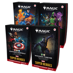 Commander Marvel Super Heroes - 1 Deck de cada - Magic: The Gathering - MoxLand