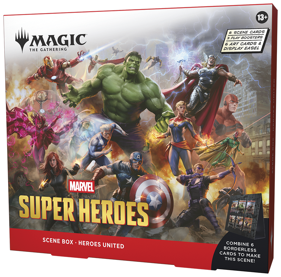 Box de Cena - Marvel Super Heroes Heroes United - Magic: The Gathering - MoxLand