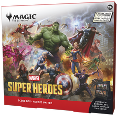 Box de Cena - Marvel Super Heroes Heroes United - Magic: The Gathering - MoxLand