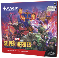 Box de Cena - Marvel Super Heroes Villains Unleashed - Magic: The Gathering - MoxLand