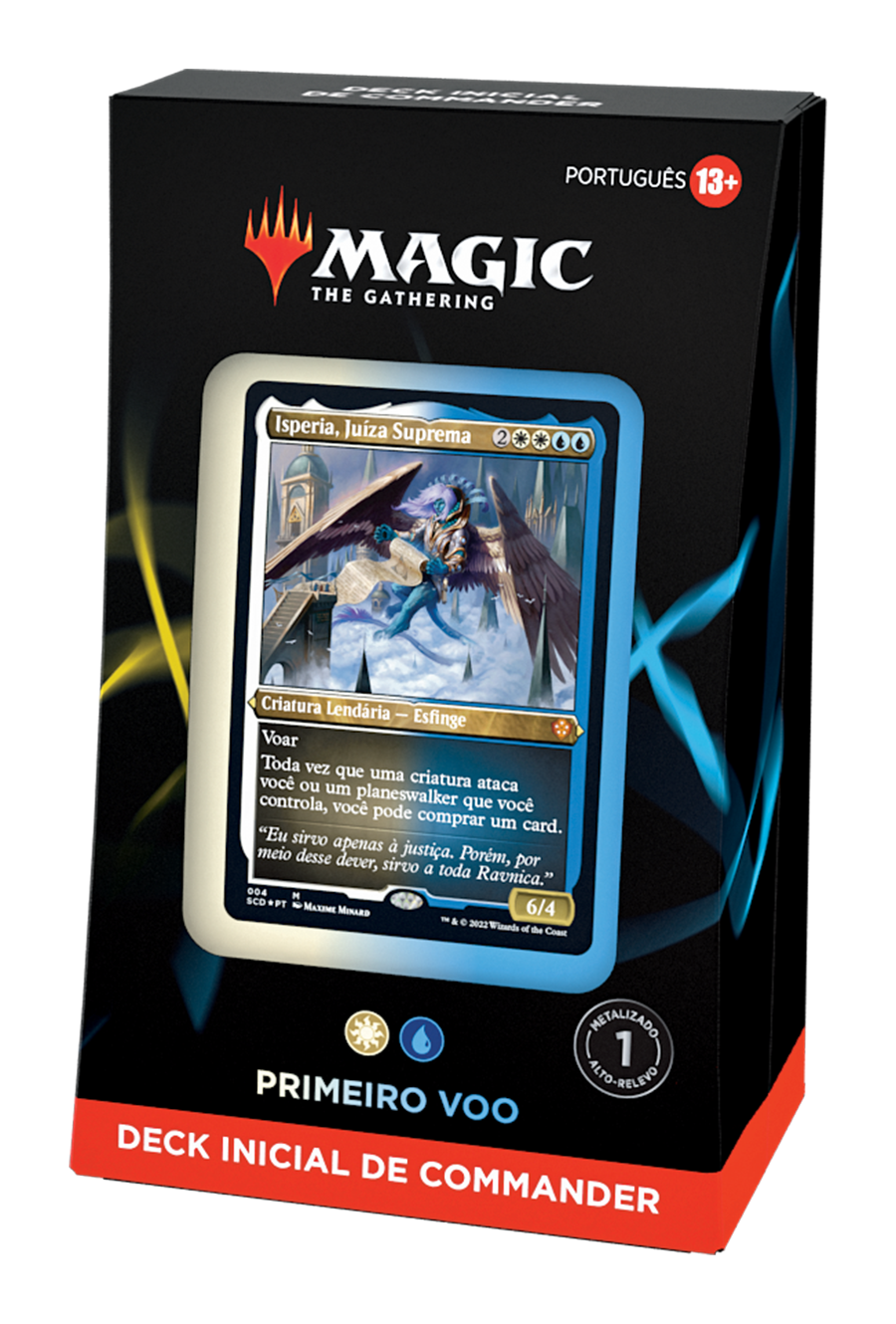 Deck Commander Inicial - Voo Inaugural - Magic: The Gathering - MoxLand