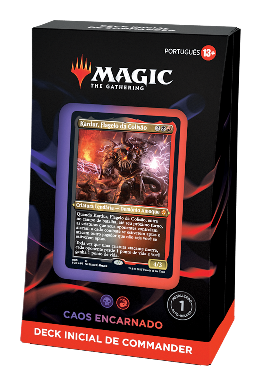 Deck Commander Inicial - Caos Encarnado - Magic: The Gathering - MoxLand