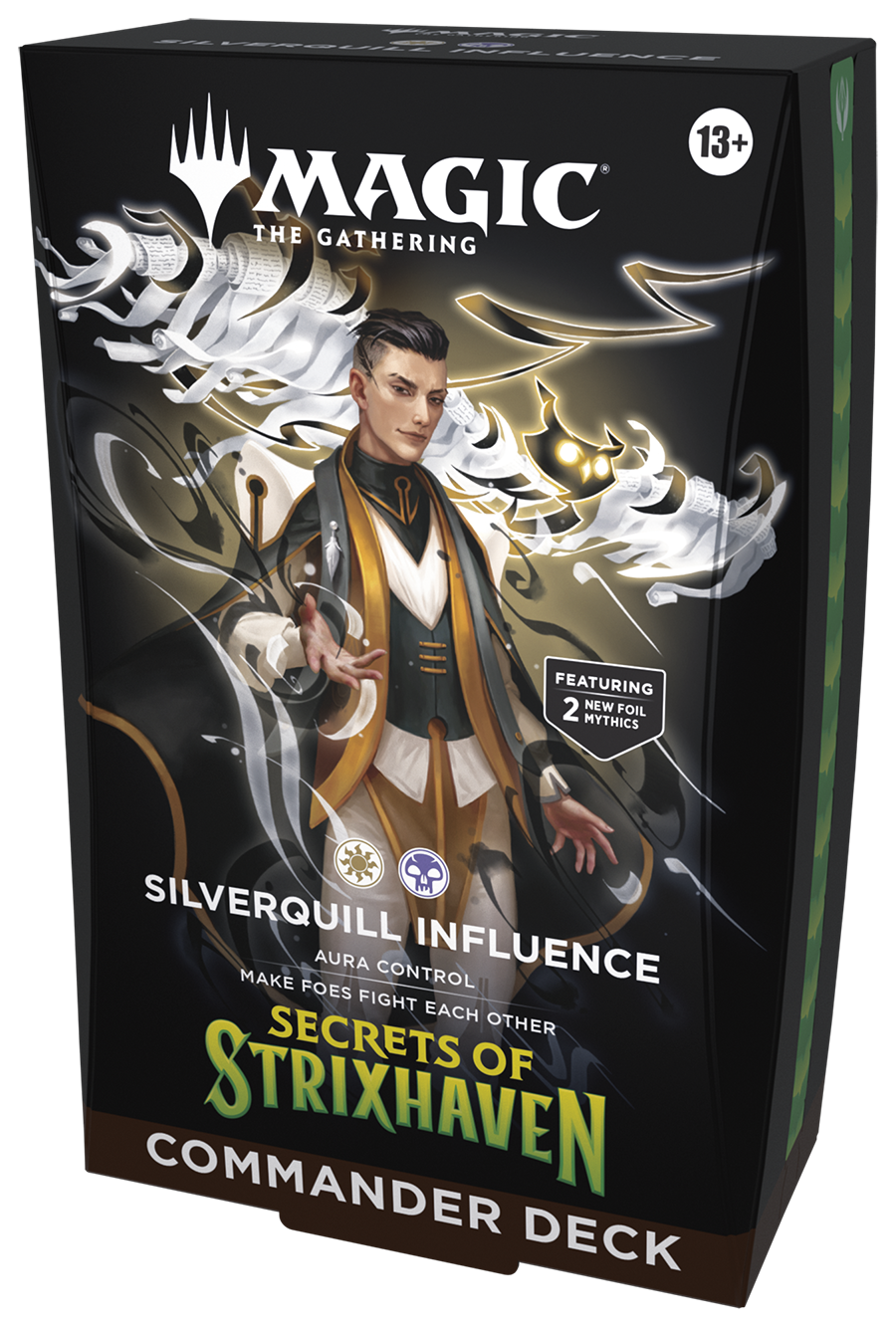 Deck Commander Secrets of Strixhaven - Silverquill Influence - Magic: The Gathering - MoxLand