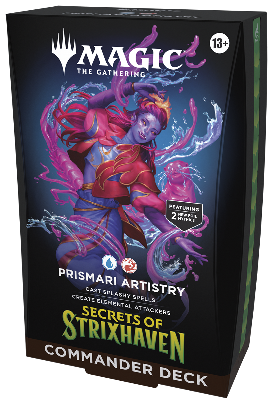 Deck Commander Secrets of Strixhaven - Prismari Artistry - Magic: The Gathering - MoxLand