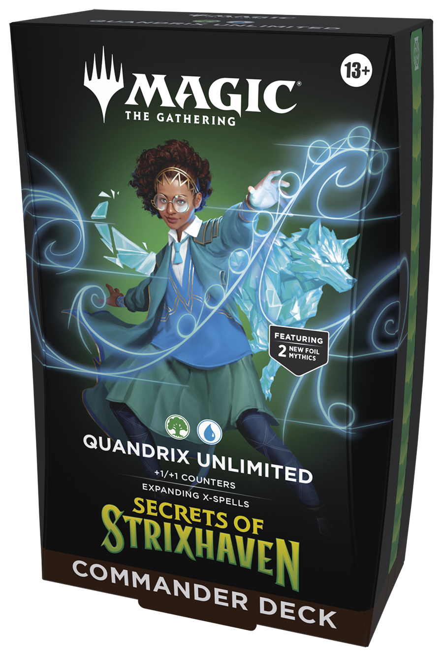 Deck Commander Secrets of Strixhaven - Quandrix Unlimited - Magic: The Gathering - MoxLand