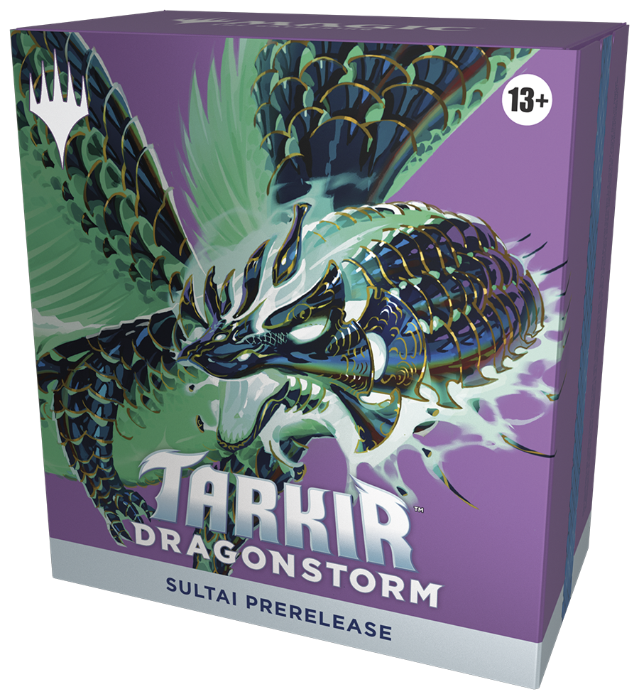 Pacote de Pré-lançamento - Tarkir: Dragonstorm Sultai - Magic: The Gathering - MoxLand