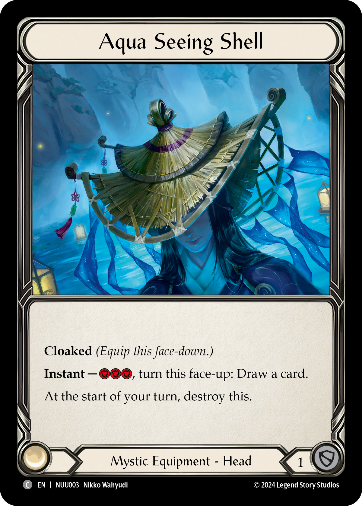 Aqua Seeing Shell - Flesh and Blood TCG - MoxLand