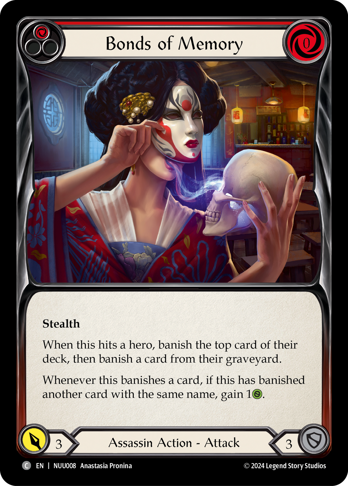 Bonds of Memory (Red) - Flesh and Blood TCG - MoxLand