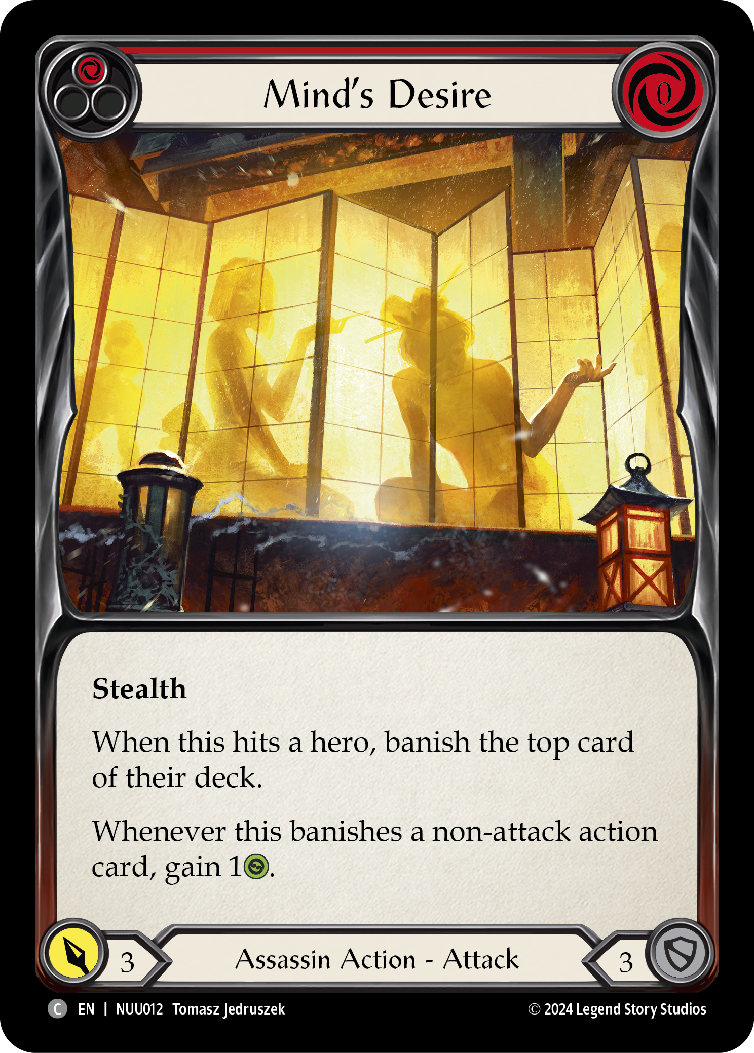 Mind's Desire (Red) - Flesh and Blood TCG - MoxLand