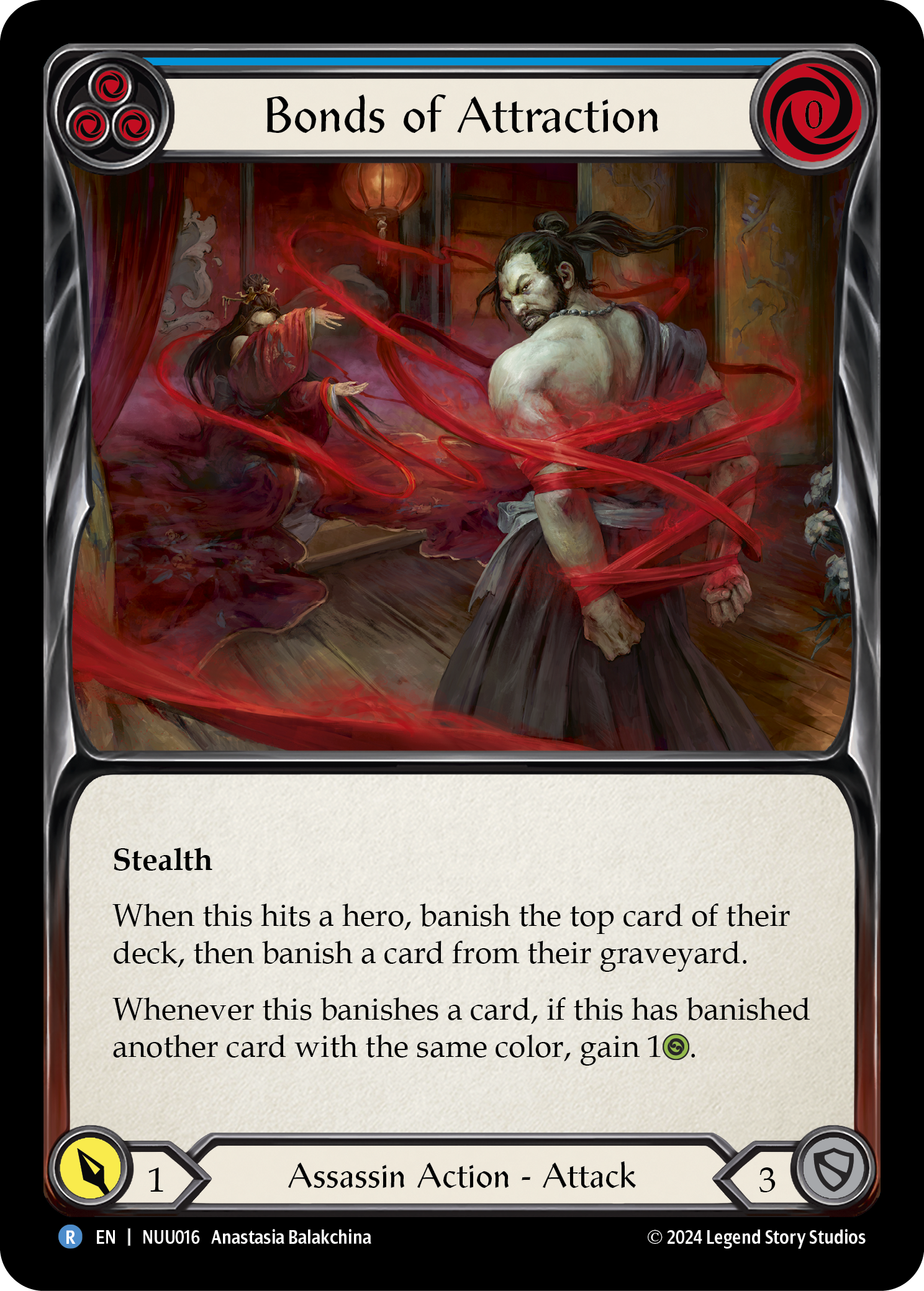 Bonds of Attraction (Blue) - Flesh and Blood TCG - MoxLand
