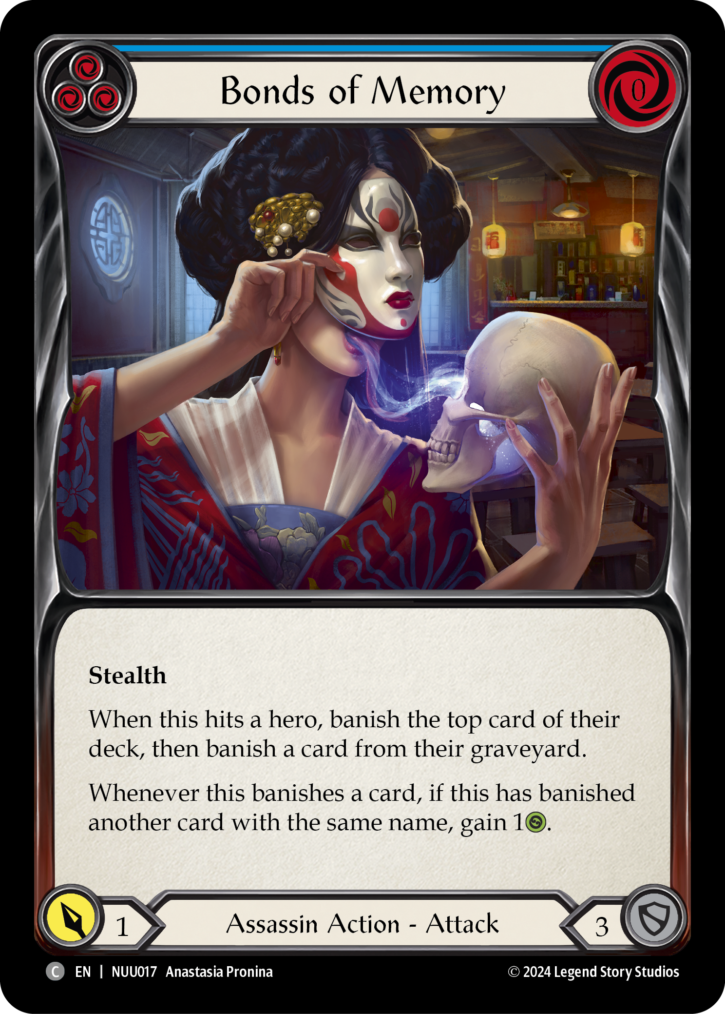 Bonds of Memory (Blue) - Flesh and Blood TCG - MoxLand