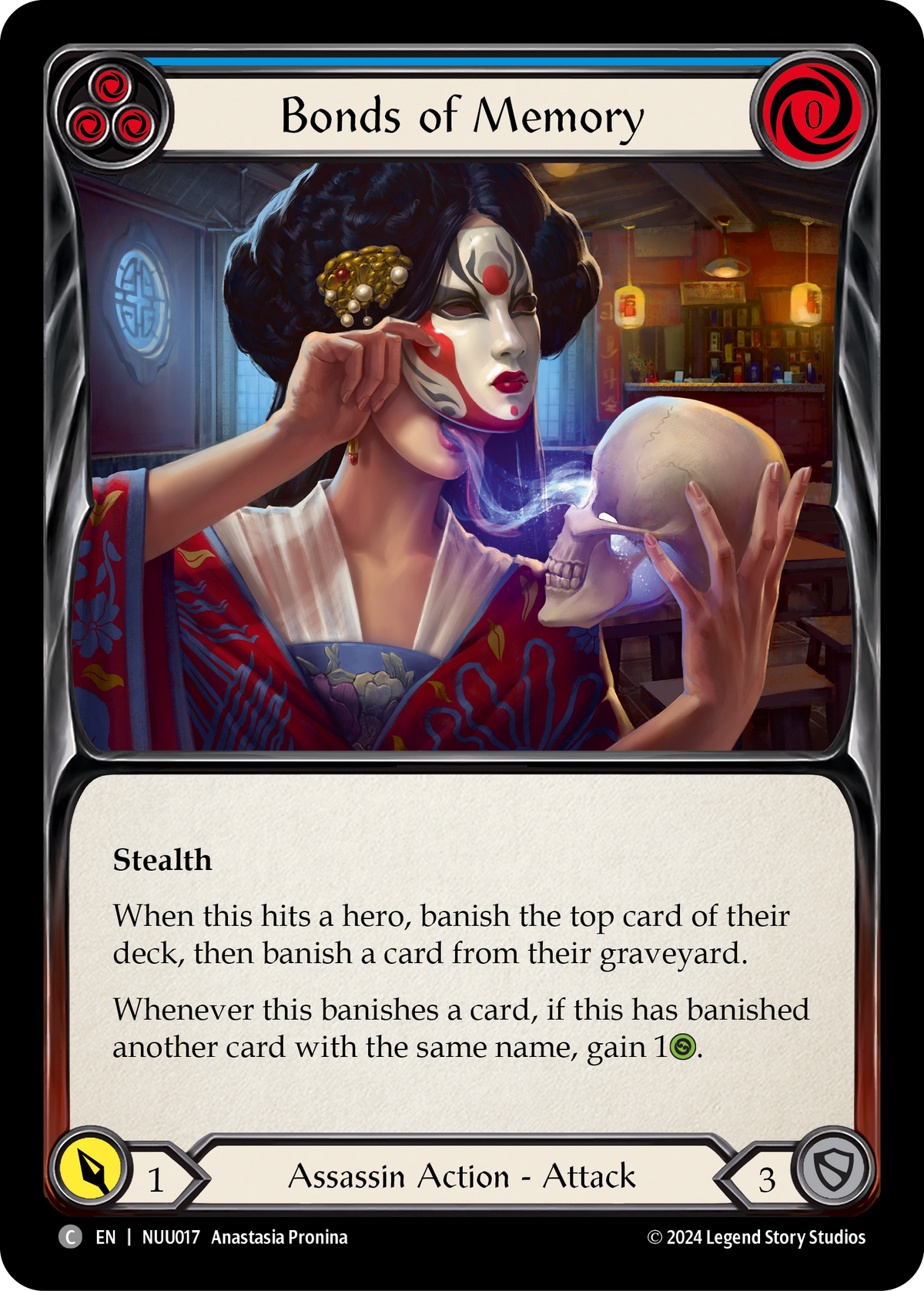 Bonds of Memory (Blue) - Flesh and Blood TCG - MoxLand