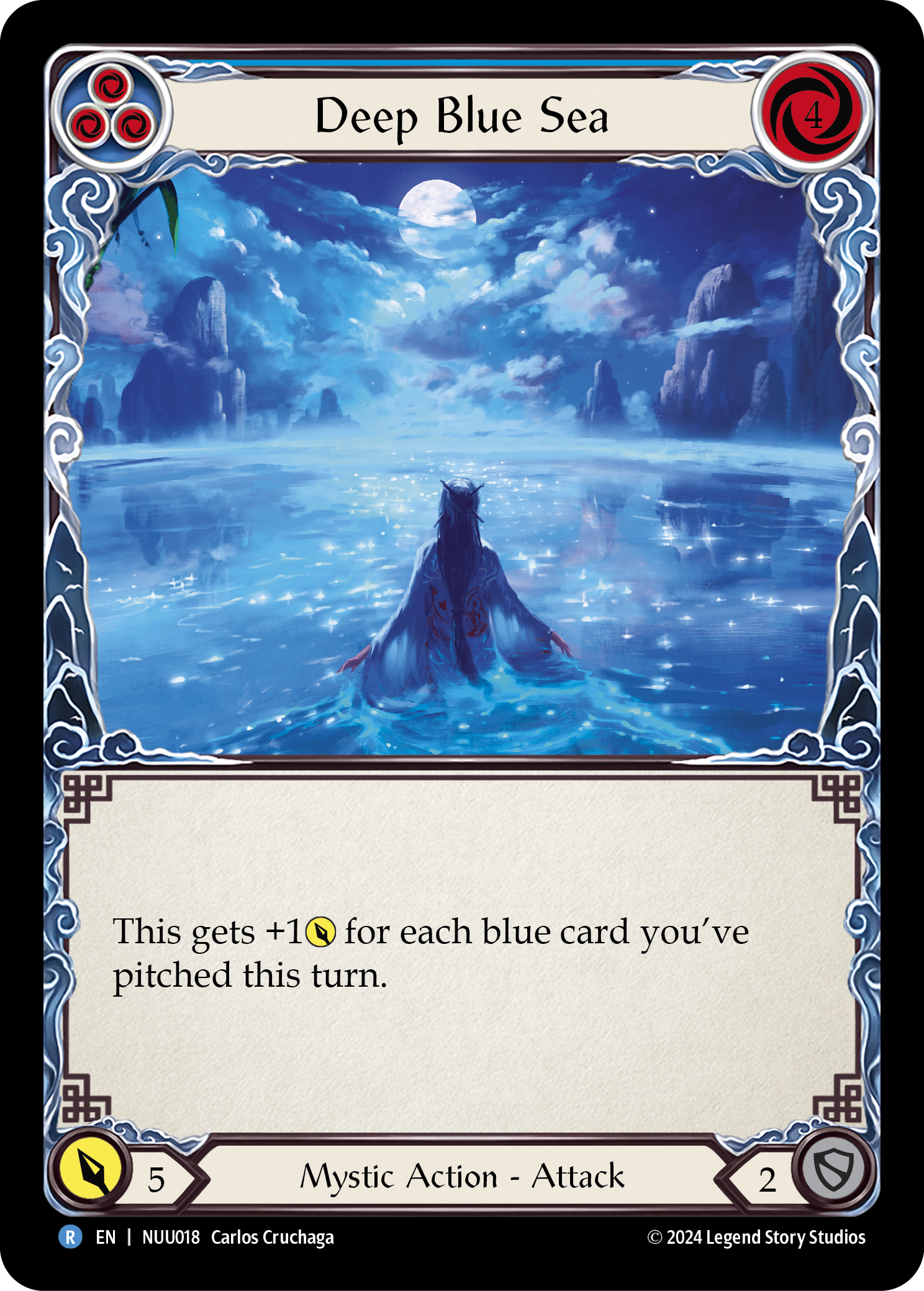 Deep Blue Sea (Blue) - Flesh and Blood TCG - MoxLand