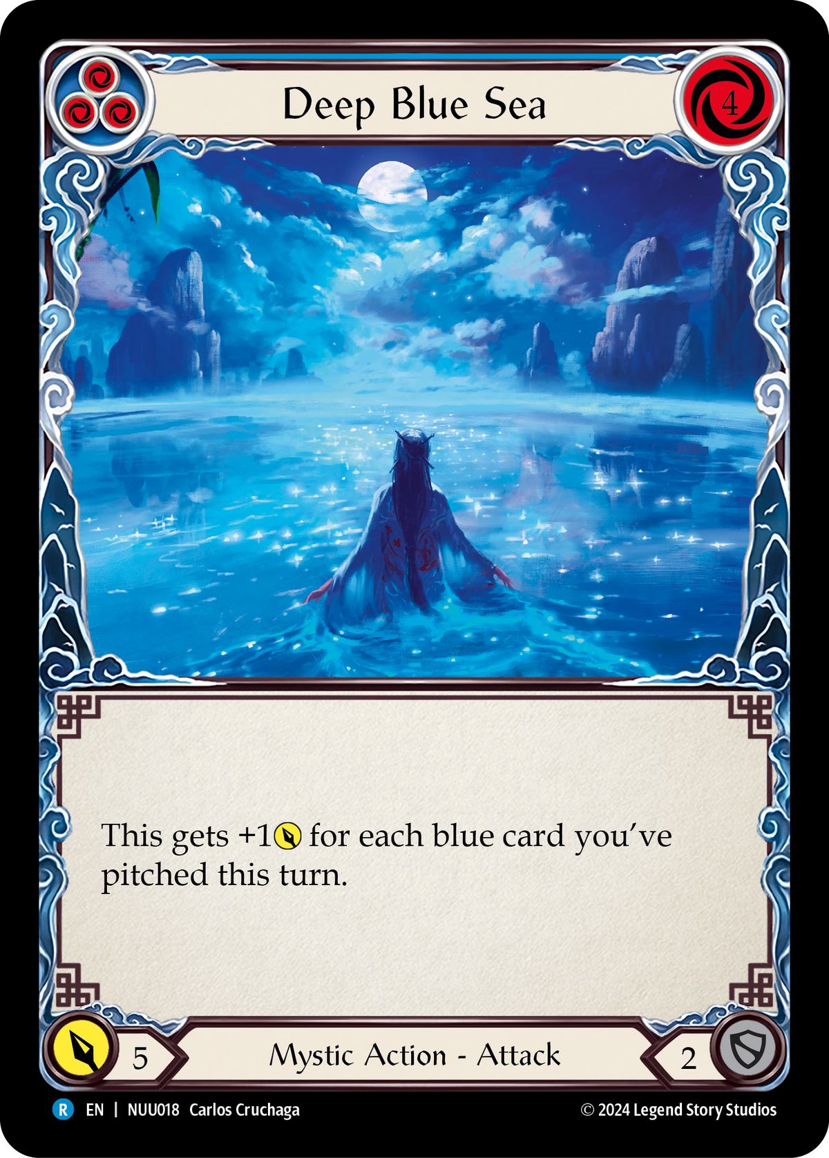 Deep Blue Sea (Blue) - Flesh and Blood TCG - MoxLand