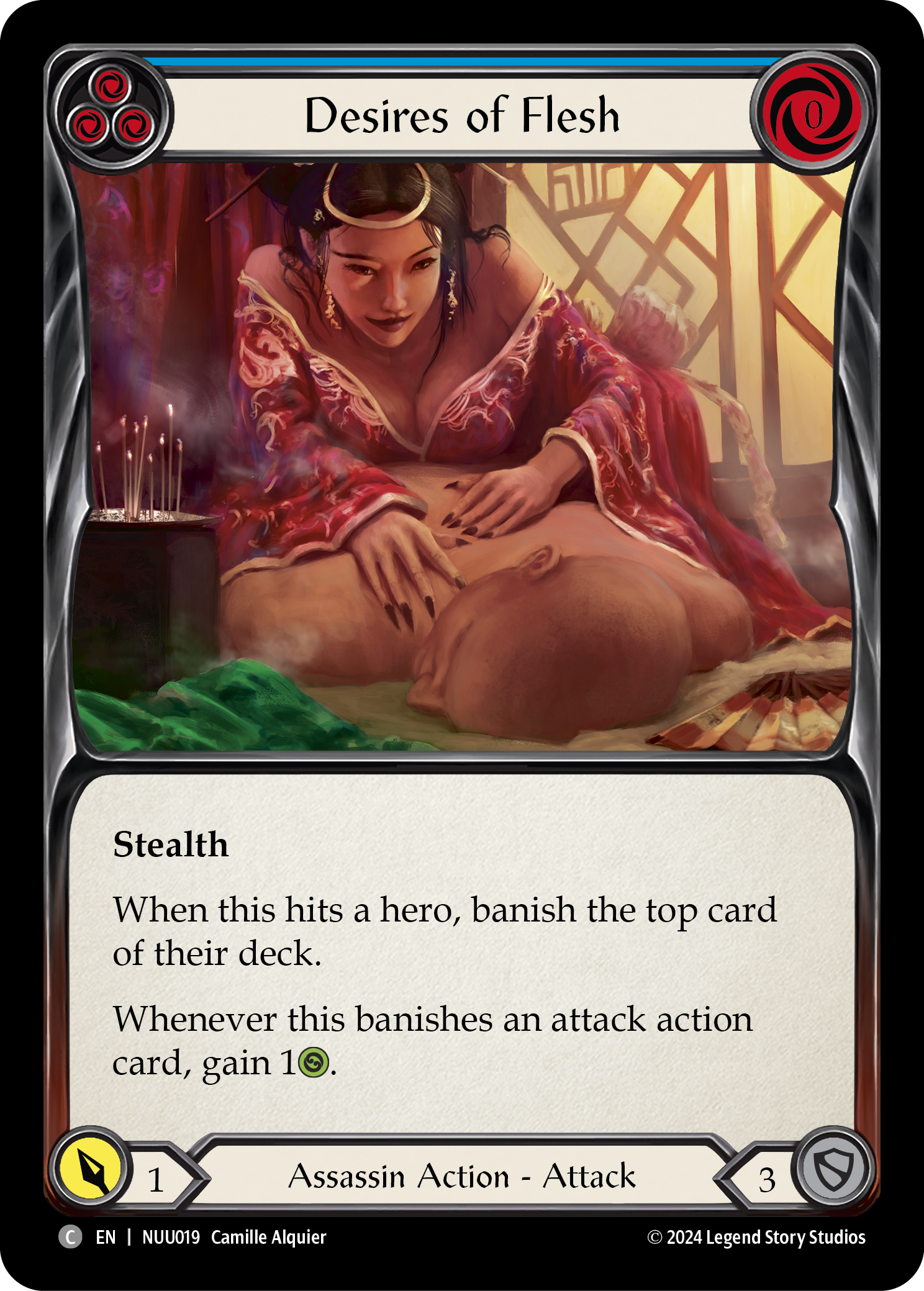 Desires of Flesh (Blue) - Flesh and Blood TCG - MoxLand