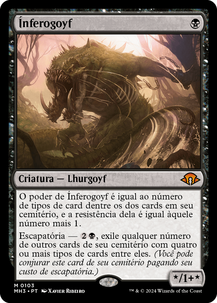 Ínferogoyf / Nethergoyf - Magic: The Gathering - MoxLand