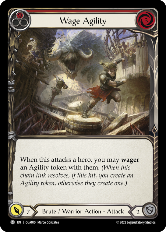 Wage Agility (Red) - Flesh and Blood TCG - MoxLand