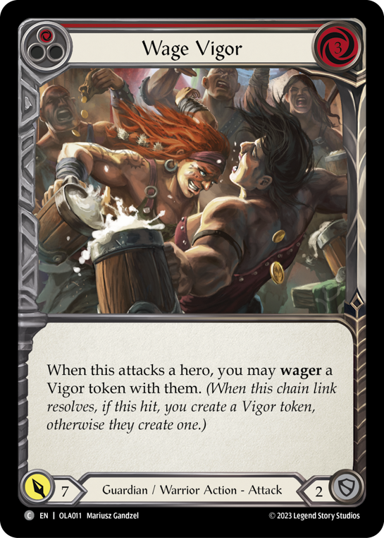 Wage Vigor (Red) - Flesh and Blood TCG - MoxLand
