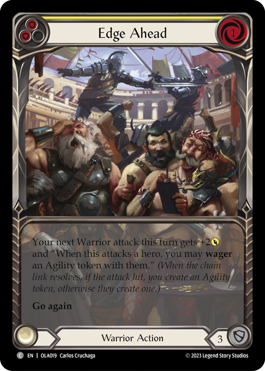 Edge Ahead (Yellow) - Flesh and Blood TCG - MoxLand
