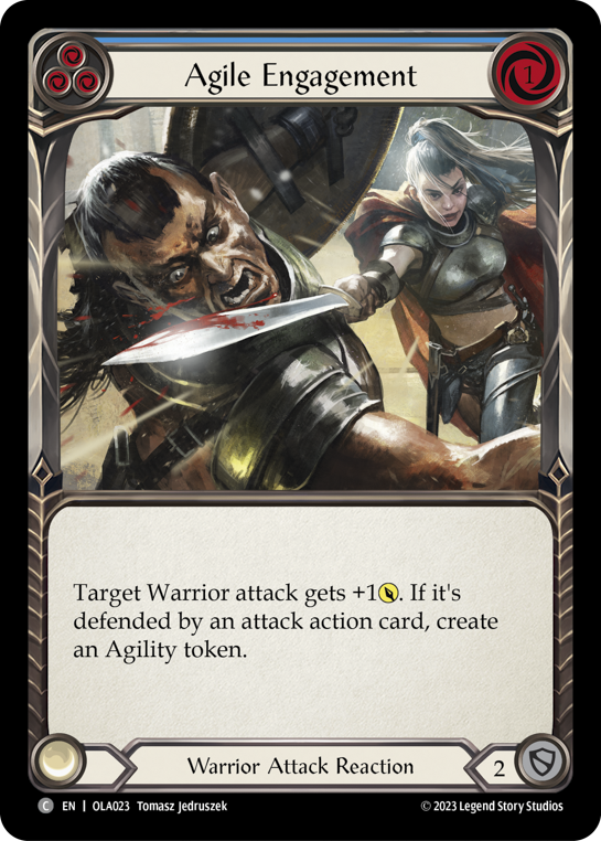 Agile Engagement (Blue) - Flesh and Blood TCG - MoxLand
