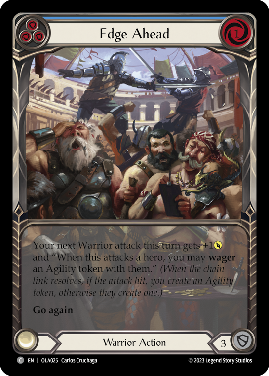 Edge Ahead (Blue) - Flesh and Blood TCG - MoxLand