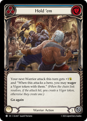 Hold 'em (Blue) - Flesh and Blood TCG - MoxLand