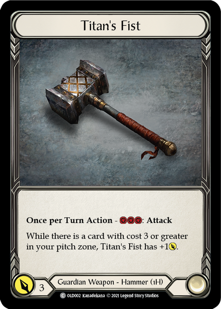 Titan's Fist - Flesh and Blood TCG - MoxLand